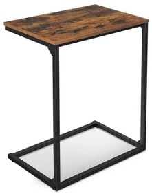 Tavolino d'appoggio ELDUR marrone/nero