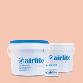 Pittura per interni anti inquinamento, AIRLITE arancio ramato maschio angioino r221 opaco, 5 L