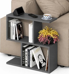 Tavolino da Caffè 60x60x19,5 cm Tavolo S Divano Design Moderno Antracite...