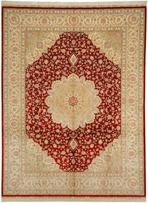 Ghom Tappeto 280 x 370 Beige (Cina) Annodato A Mano
