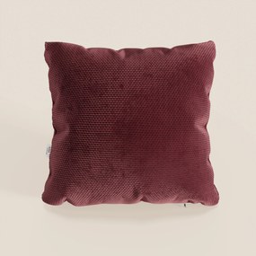 Aston cuscino disponibile in diversi colori realizzato in morbida ciniglia impermeabile dalla trama materica T26.