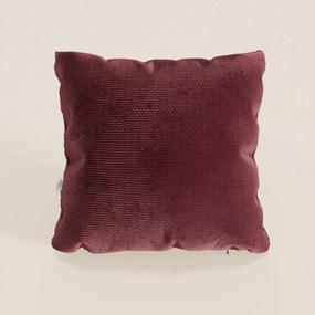 Aston cuscino disponibile in diversi colori realizzato in morbida ciniglia impermeabile dalla trama materica T26.