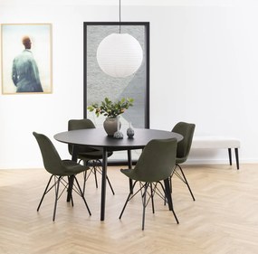 Sedia da pranzo verde scuro Eris - Actona