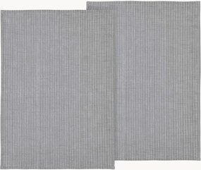 Set di 2 strofinacci in cotone Line