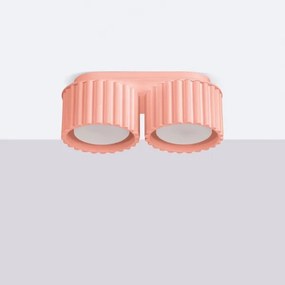 Sollux SL.1828 - Faretto AURA 2xGX53/10W/230V rosa