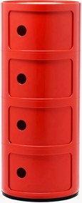 Contenitore di design con 4 cassetti Componibili, alt. 77 cm