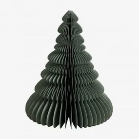 Confezione da 3 alberi di Natale in carta Noelle Baia verde & ↑24 - Sklum