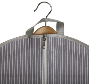 Custodia per Vestiti Versa Righe Grigio 100 x 60 cm