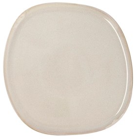 Piatto Piano Bidasoa Ikonic Ceramica Bianco (26,5 x 25,7 x 1,5 cm) (Pack 4x)