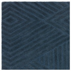 Tappeto in lana blu scuro 120x170 cm Hague - Asiatic Carpets