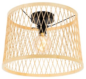 Plafoniera da esterno rustica in rattan 40 cm IP44 - Calamus