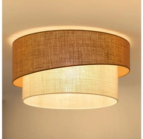 Brilagi - Plafoniera SHINE 1xE27/15W/230V diametro 50 cm beige/color crema