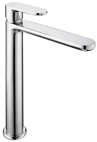 Rubinetto per lavabo getto laminare cristallino Plano cromato lucido HUBER H 24.6 cm