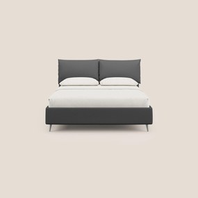 Elsa letto imbottito con vano contenitore in tessuto smacchiabile T05
