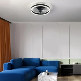 Brilagi LED dimmer con ventilatore 30W 230V 3000-6500K nero + DO