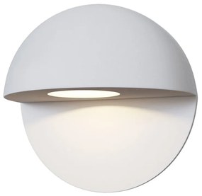 Lampada Da Parete Moderna Da Esterno Alluminio Bianco Luce Led 4,6W Ip54