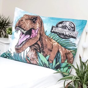 Biancheria da letto per bambini in cotone con effetto luminoso Jurassic World, 140 x 200 cm Jurský svět - Jerry Fabrics