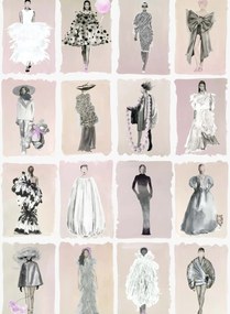 Cole & Son Carta da parati Couture Carousel - Blush