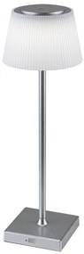 Rabalux 76013- LED Lampada da tavolo ricaricabile dimmerabile TAENA 4W/3,7V IP44 argento