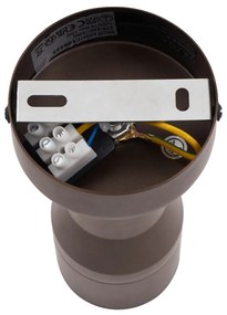 Faretto da soffitto moderno bronzo scuro GU10 Ø50mm - Stanley