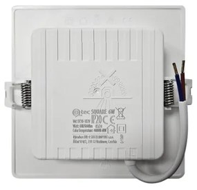 Lampada LED da incasso SQUARE LED/6W/230V 4000K 12x12 cm bianco