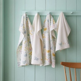 Asciugamani in cotone in set da 4 50x70 cm Cottage Friends - Catherine Lansfield