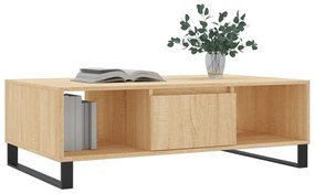 Tavolino da salotto rovere sonoma 104x60x35cm legno multistrato