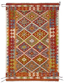 Tappeto Kaudani 21 etnico in lana, annodato a mano, multicolore, L 147 x L 99 cm