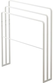 Porta asciugamani in metallo bianco Yamazaki Tower - YAMAZAKI