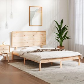 Giroletto Senza Materasso 140x200 Cm İn Legno Massello Di Pino /