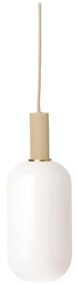 ferm LIVING - Collect Lampada a Sospensione Opale Alto Basso Cashmere