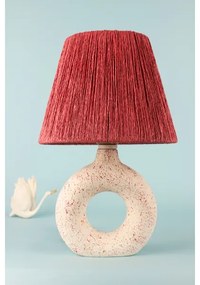 Lampada da tavolo 1xE27/40W/230V bianco/rosso