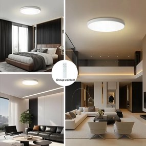 Brilagi - Lampada LED dimmerabile POOL SMART LED/100W/230V Ø 80 cm Wi-Fi Tuya bianco + telecomando