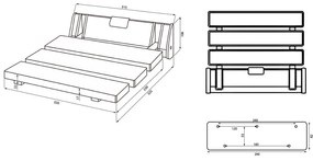 Sedile da bagno Aqualine - Sapho