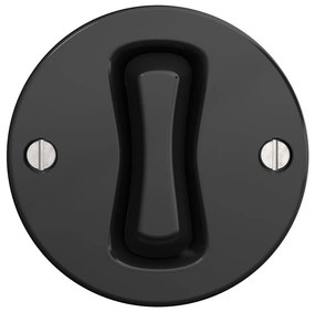 Kliklap - Pulsante retrò senza cornice, nero