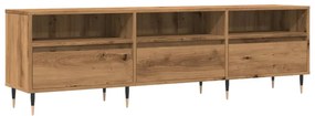 Mobile Porta Tv Rovere Artigianale 150x30x44,5 Cm Multistrato /