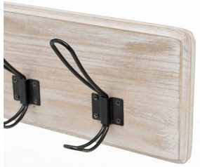 Appendiabiti da parete in legno massiccio pavlovnia - Casa Selección