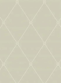 Cole & Son Carta da parati Georgian Rope Trellis - Olive