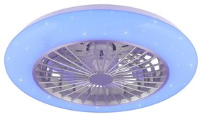 Plafoniera LED bianca Stralsund – Trio