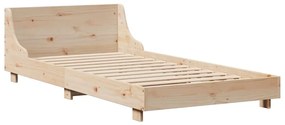 Letto senza materasso 90x200 cm in legno massello di pino