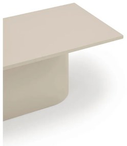 Tavolino da salotto color crema 50x111 cm Totem – Teulat