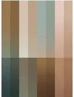 KEK Amsterdam Carta da parati panoramica Gradient Stripes Uyterlinde - 195 cm