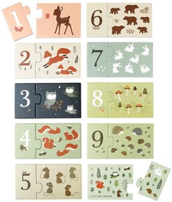 A Little Lovely Company - puzzle di numeri - amici del bosco