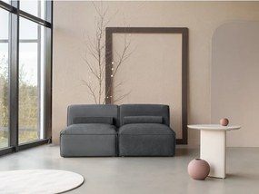 Divano componibile grigio 152 cm Flex Felix – Miuform