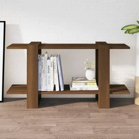 Libreria rovere marrone 100x30x51 cm in legno multistrato