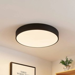 Plafoniera a LED Simera Lindby, dimmerabile, Nero, Soggiorno / Sala da pranzo, Plastica, Moderno, Plafoniera LED