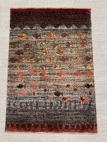 Loribaft Tappeto 60x90 Marrone (Iran) Annodato A Mano