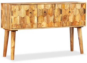 Credenza in legno massello di mango 118x35x75 cm