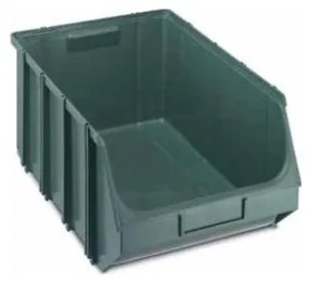 Terry Contenitore Aperto con Porta Ettichetta 308 x 610 x 250 mm Plastica Verde alta Resistenza agli urti Union box