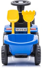 Bici a spinta NEW HOLLAND 2xAA blu/nero